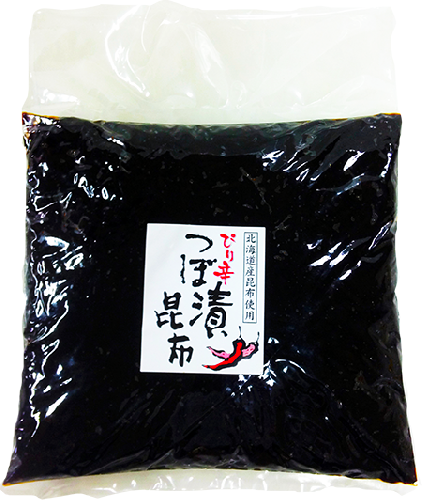 緑健農園のおつけもの / ぴり辛つぼ漬昆布(バラ:1.4kg) ※